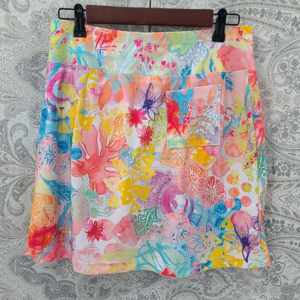 B Skinz Golf Pickleball skort Bundle (3) Sz Medium Athleisure Multicolor pattern - Picture 6 of 16